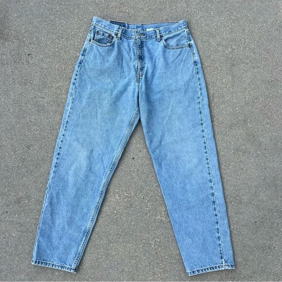 Vintage Y2K Levi’s 560 loose fit straight leg women’s jeans 16 Mis M - Picture 2 of 8